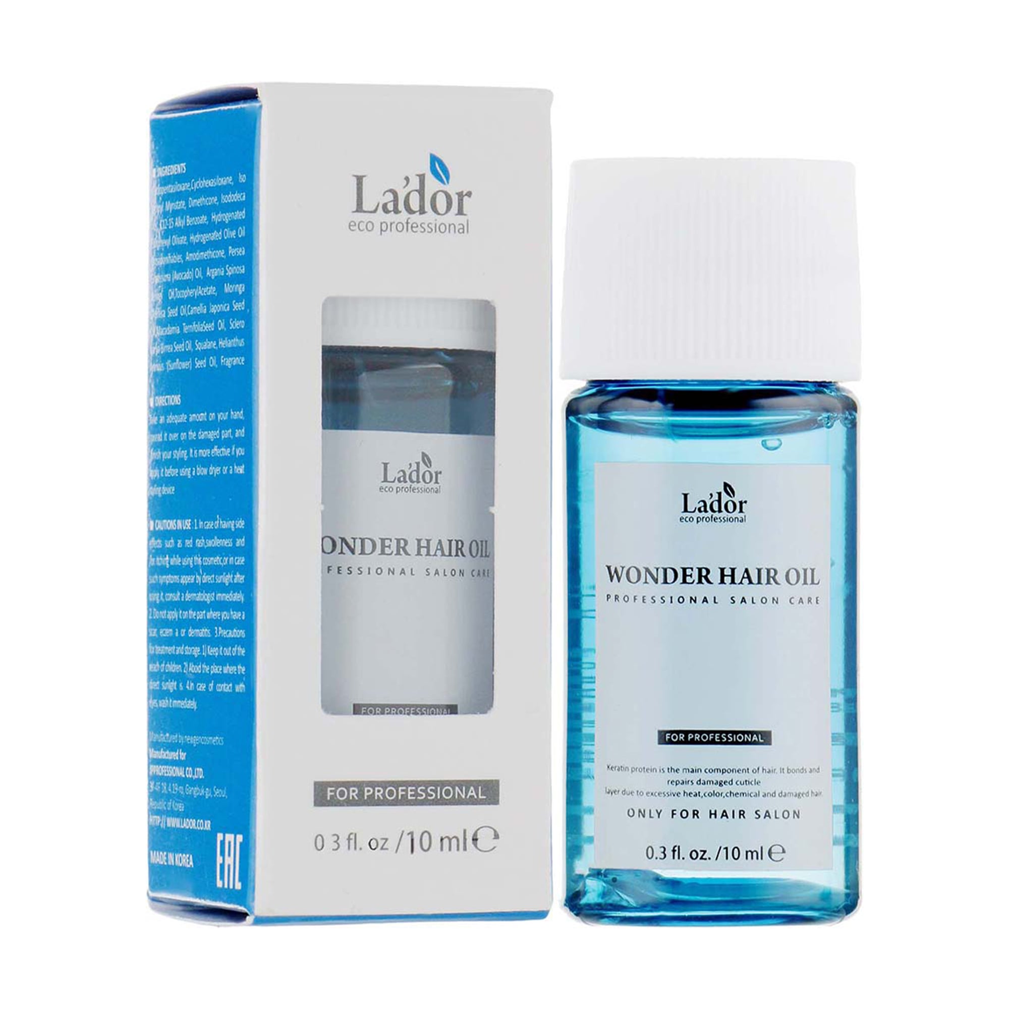 Зволожувальна олія для волосся La'dor Wonder Hair Oil, 10 мл